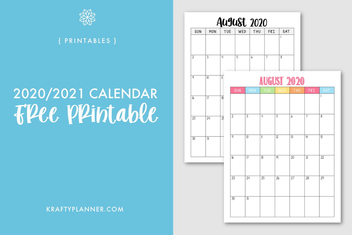 Free Printable Calendar Vertical