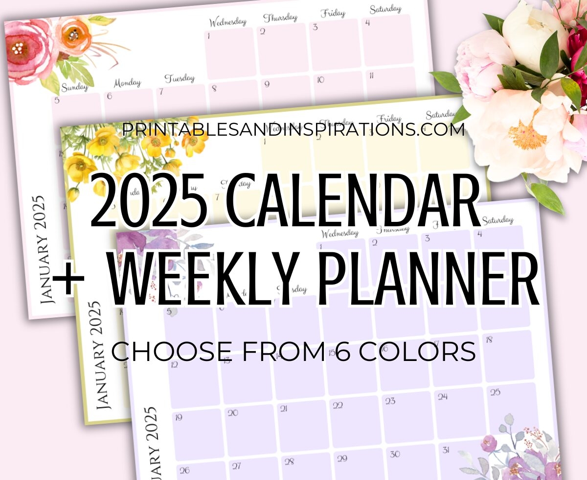 Printable Calendar Weeklyn 2025