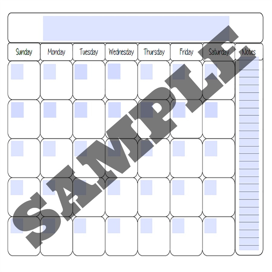 Free Printable Calendar Template Simply Sweet Days