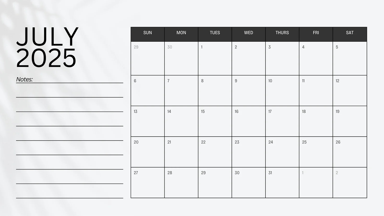 Printable Win Calendar 2025