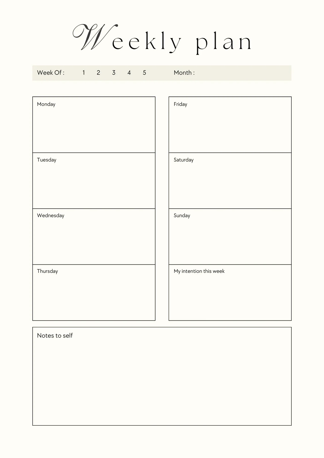 Free Printable Customizable Weekly Lesson Plan Templates Canva