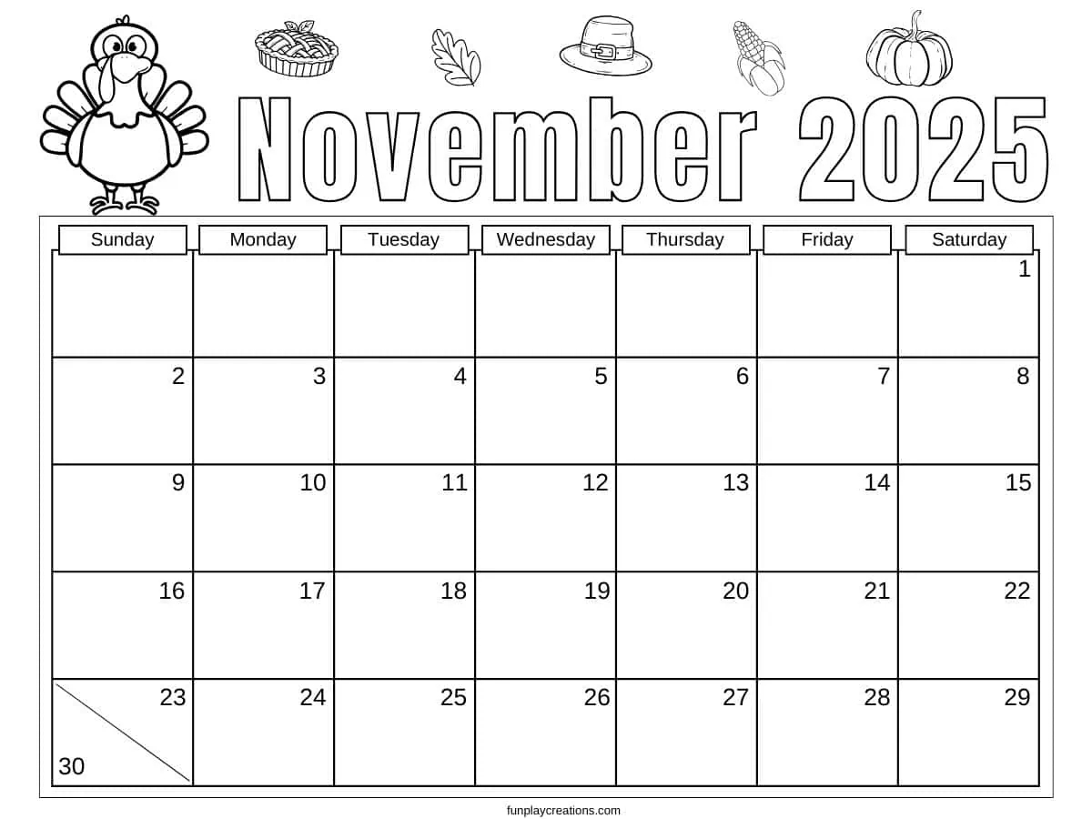 Free Printable Monthly Calendars 2025 