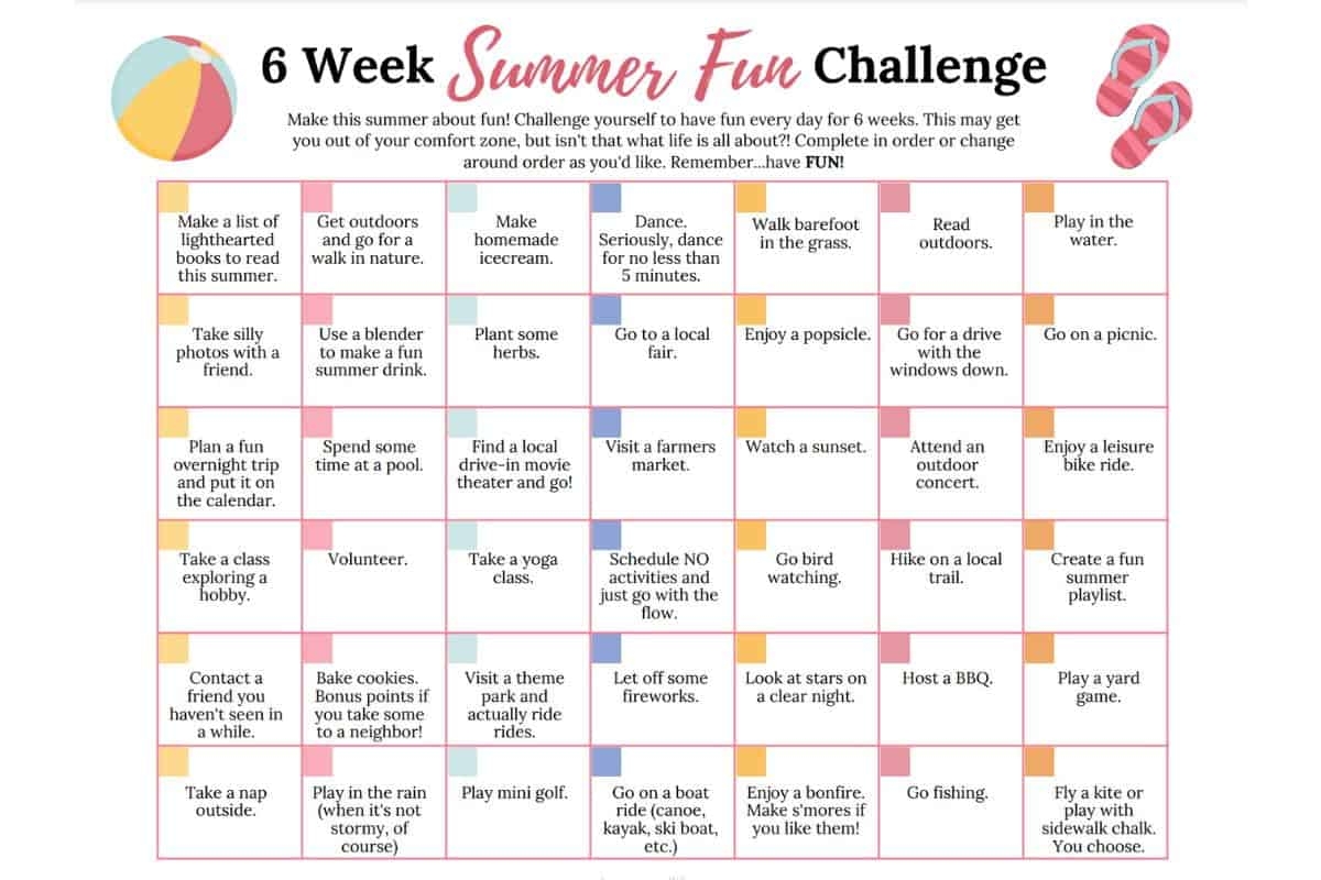 Free Summer Calendar Printable For 2024 Love Our Real Life