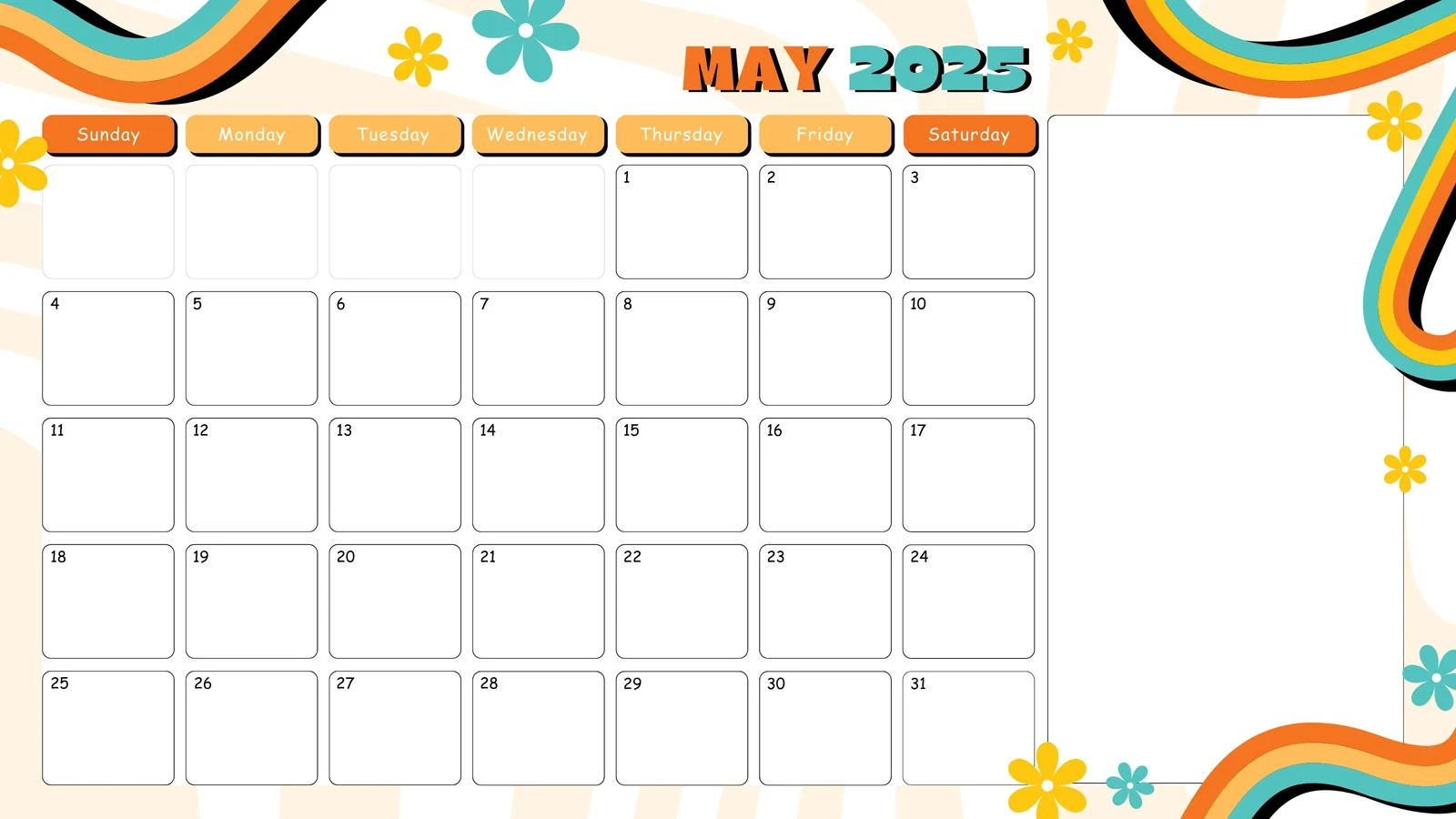 Free To Edit And Print May 2025 Calendar Templates Canva