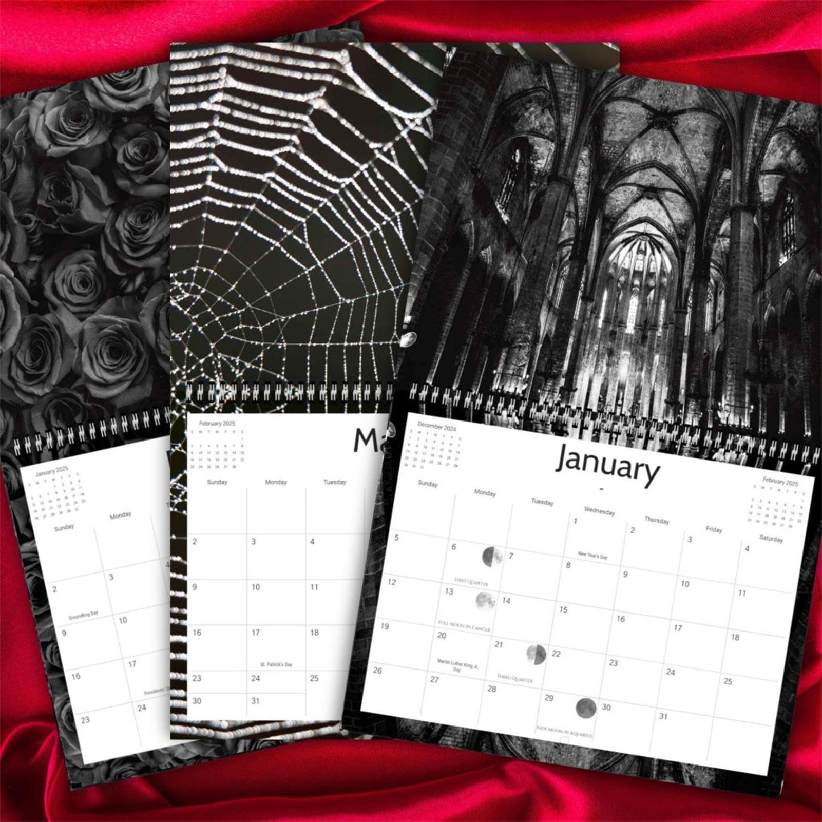 Printable 2025 Calendar Goth