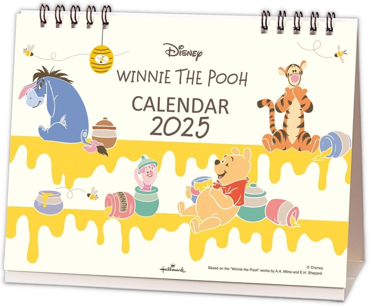 Hallmark 834 791 Disney Winnie The Pooh Calendar 2025 Desktop 14 5x13 5x18cm EBay