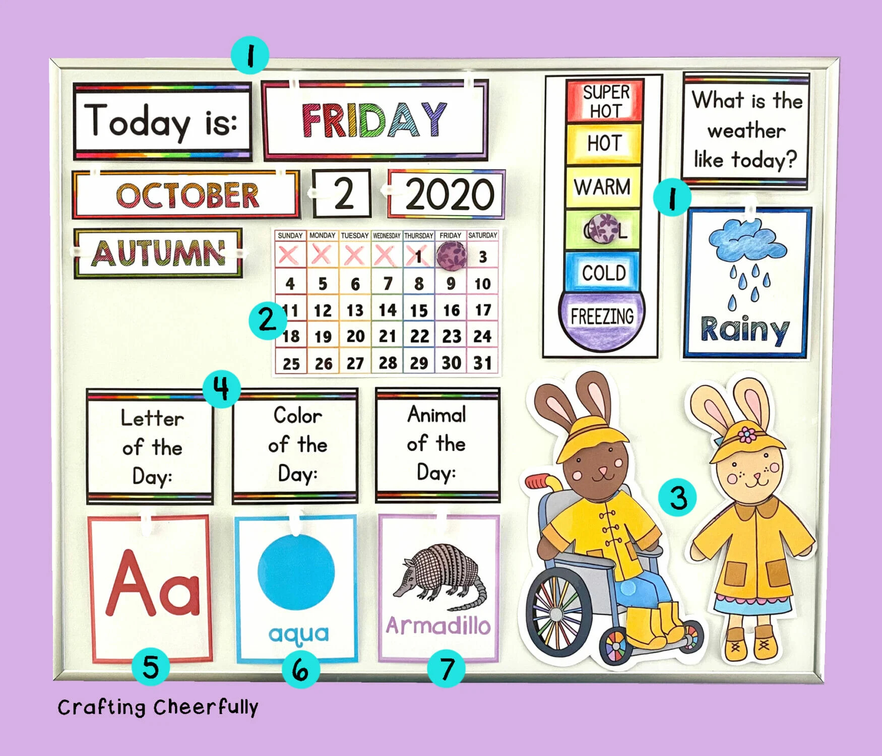 How To Make A Daily Calendar For Kids Crafting Cheerfully