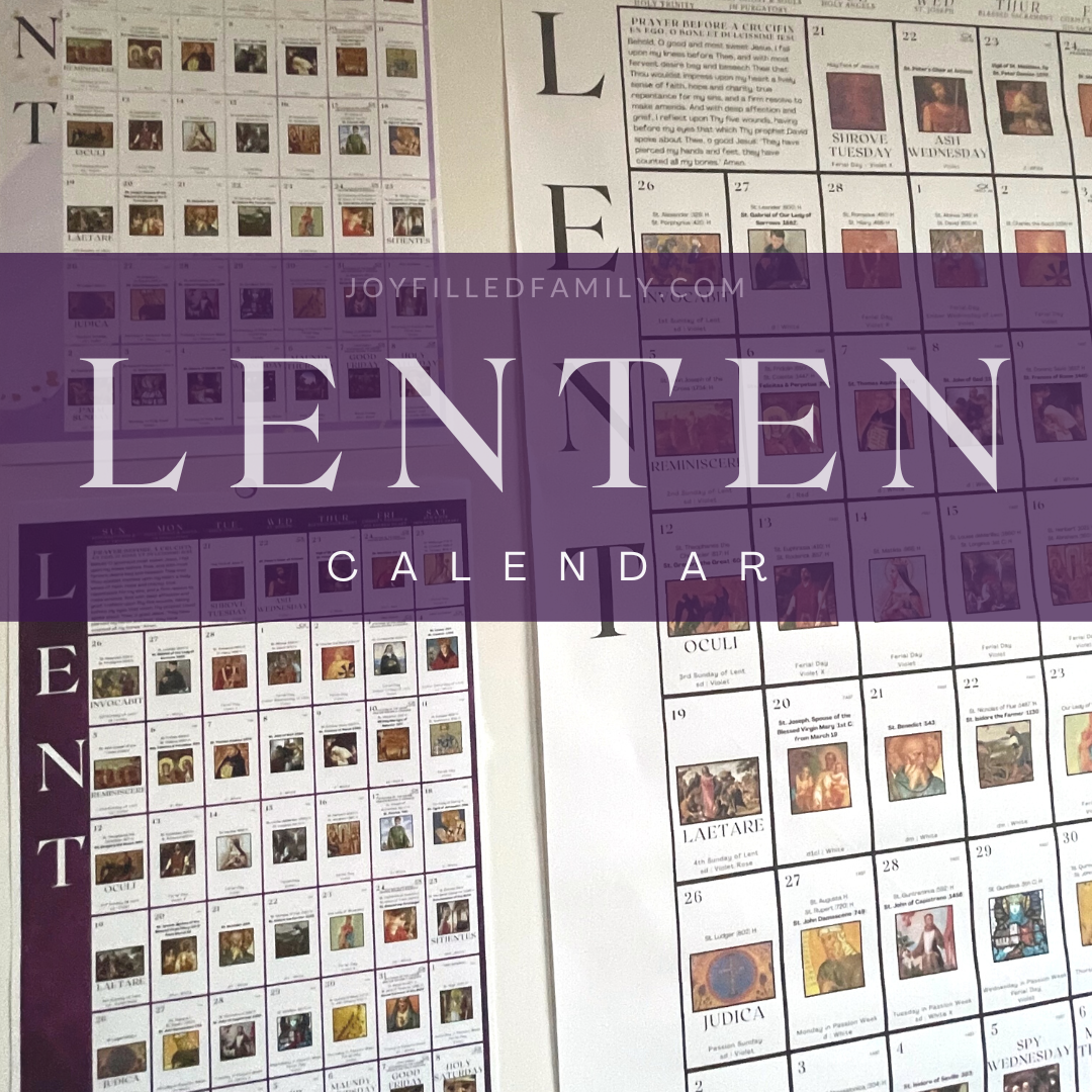 Printable Lenten Calendars