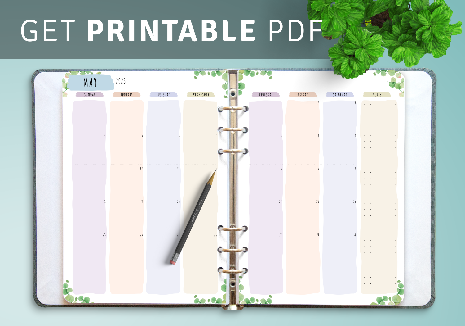 May 2025 Calendar Templates Download PDF
