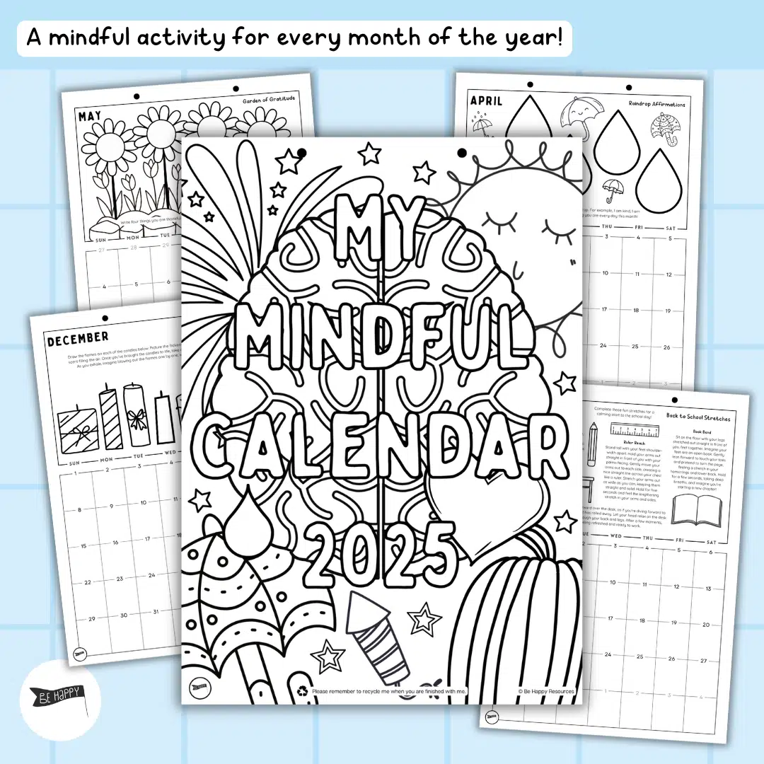 2025 Colorable Printable Calendar