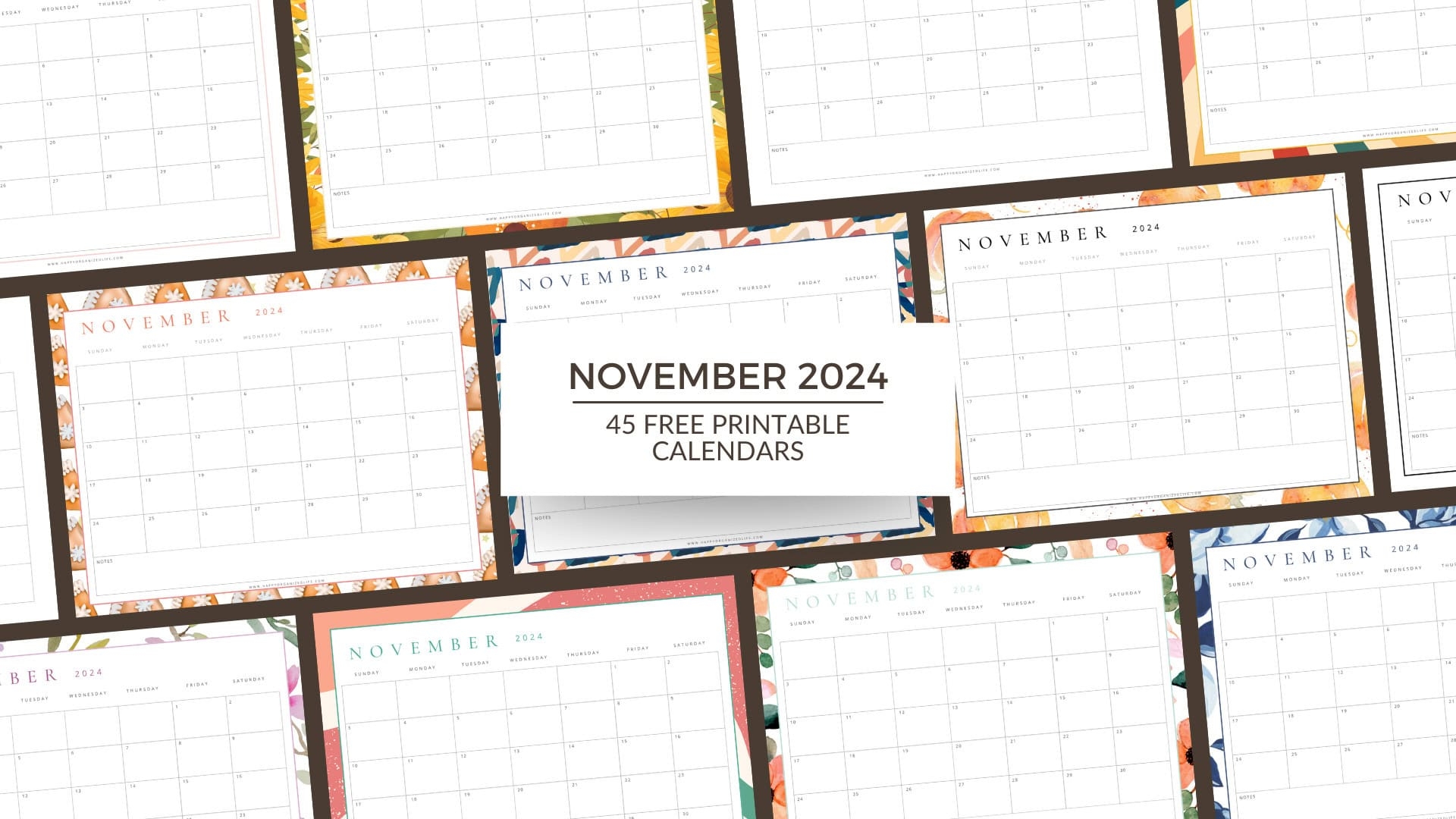 Printable Nov Calendar