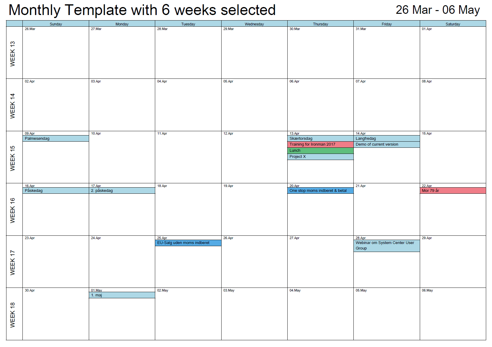 Outlook Printable Calendar In A4 A3 Outlook Calendar Print