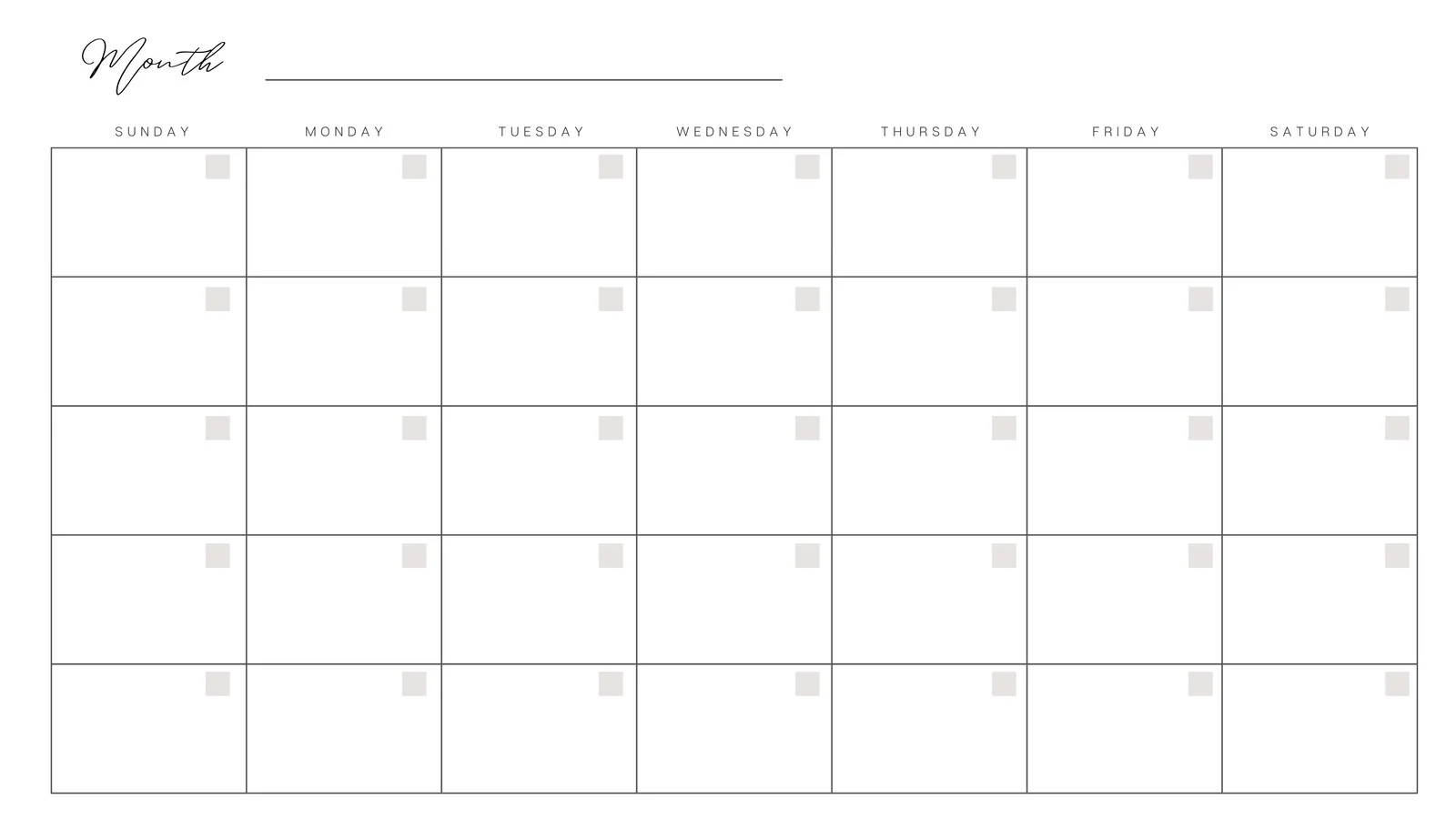 page 2 free printable customizable monthly calendar templates canva