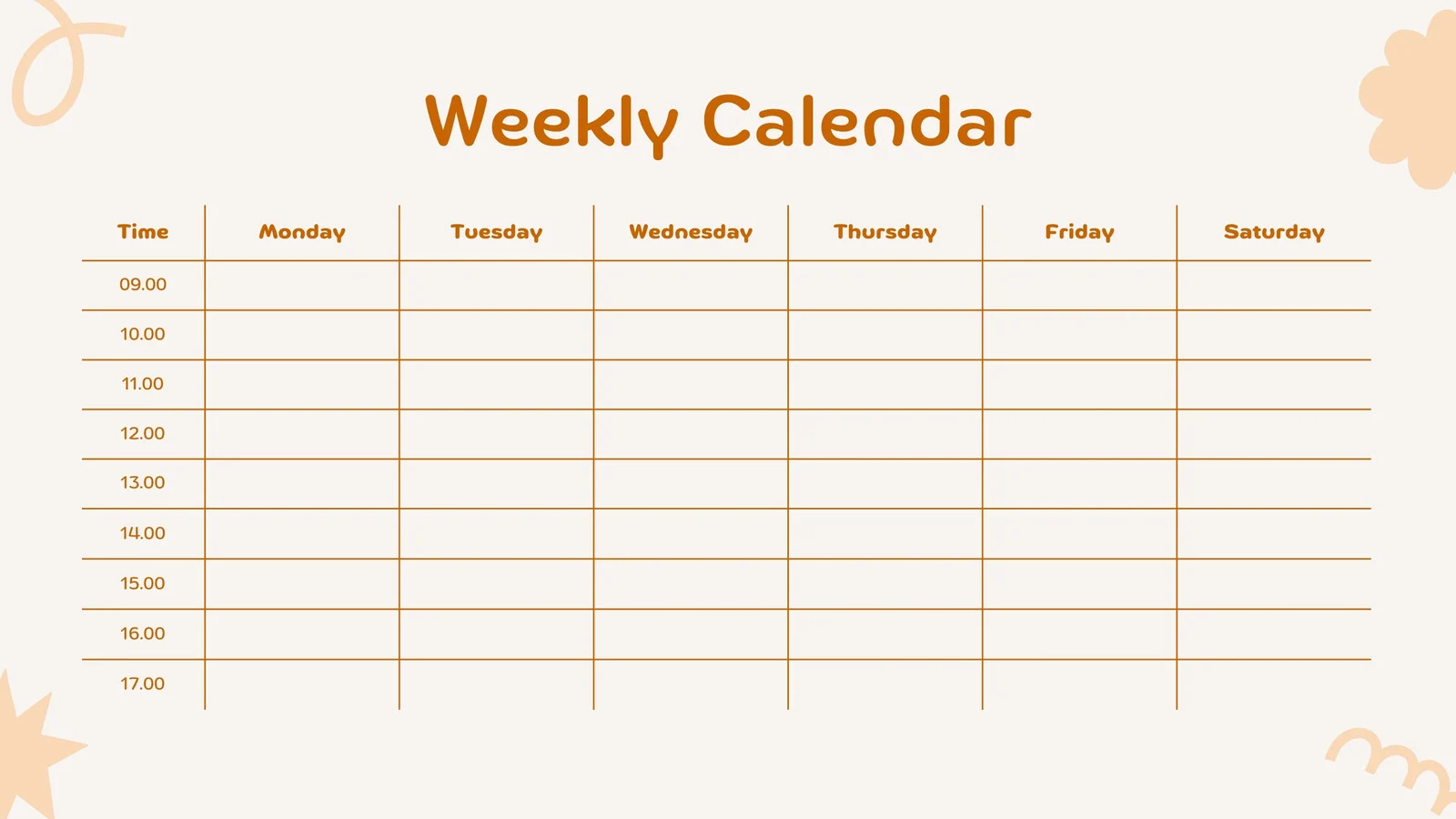 Page 2 Free Printable Customizable Weekly Calendar Templates Canva