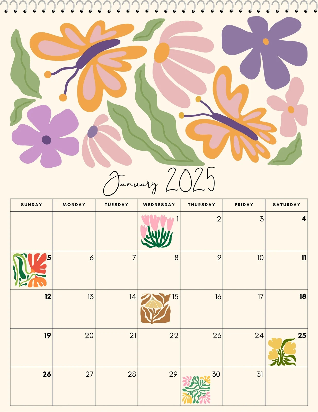 Page 9 Free And Customizable Calendar Templates Canva