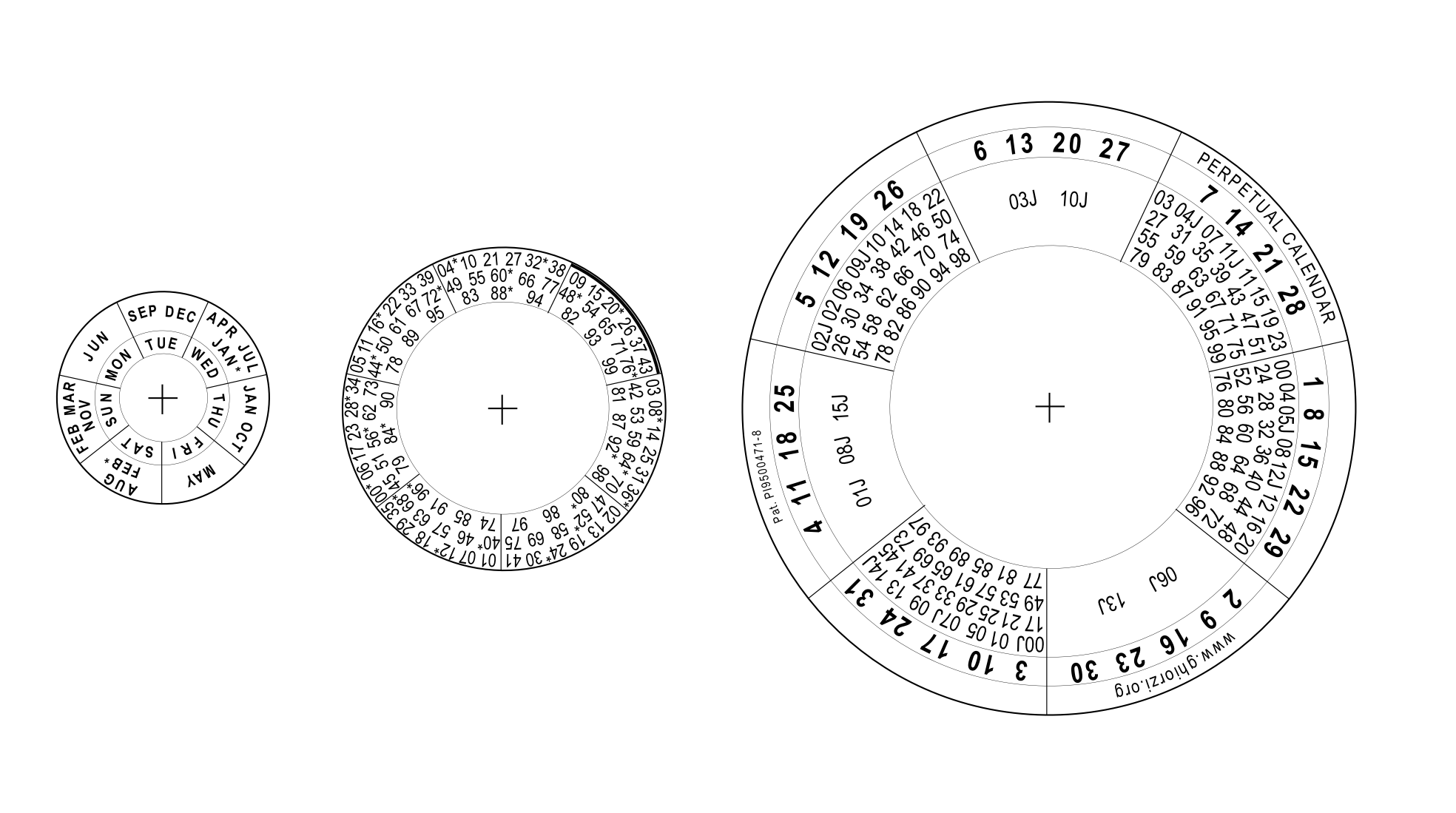 Printable Perpetual Gregorian Calendar Printable Perpetual Gregorian Calendar