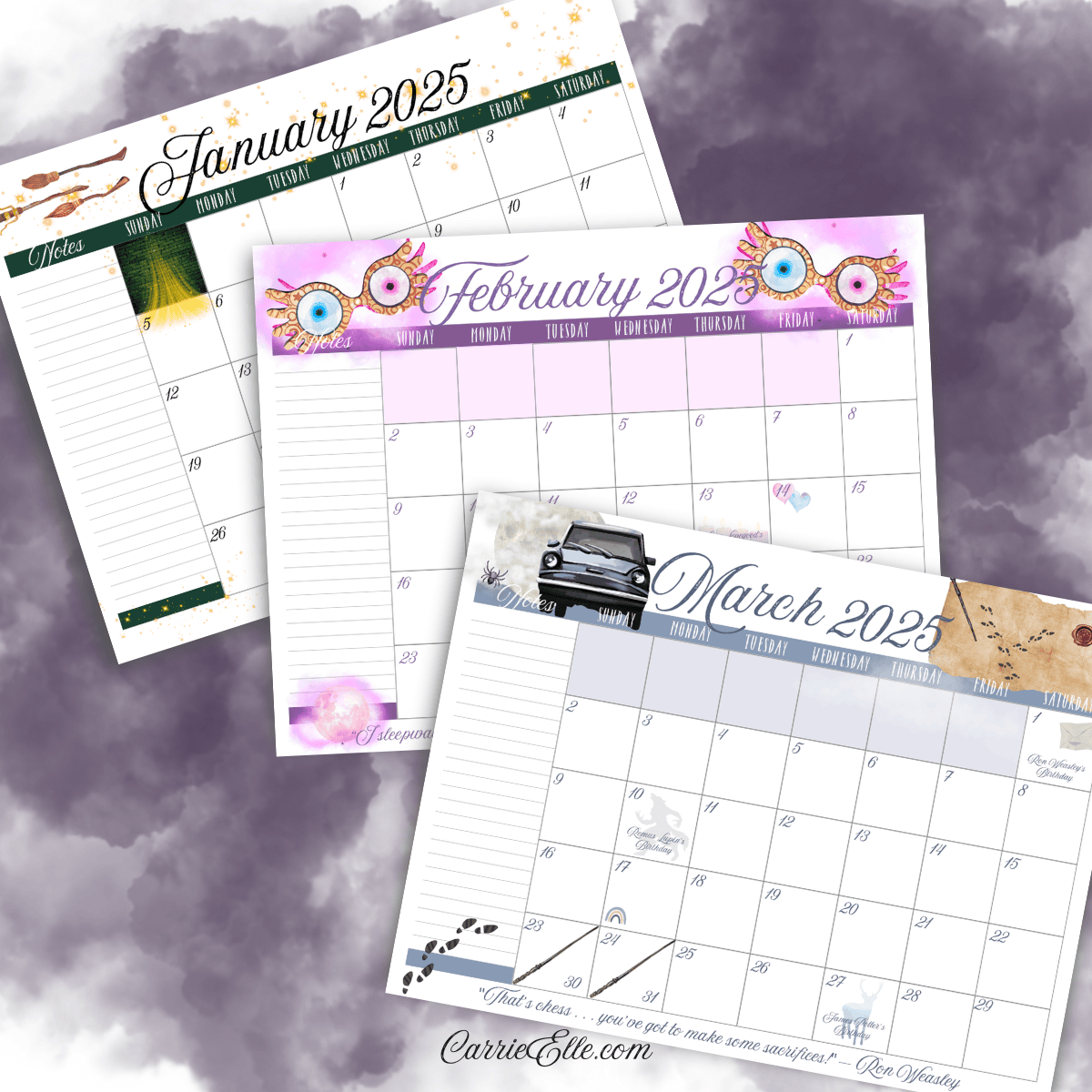Printable Calendar With Lines 2025