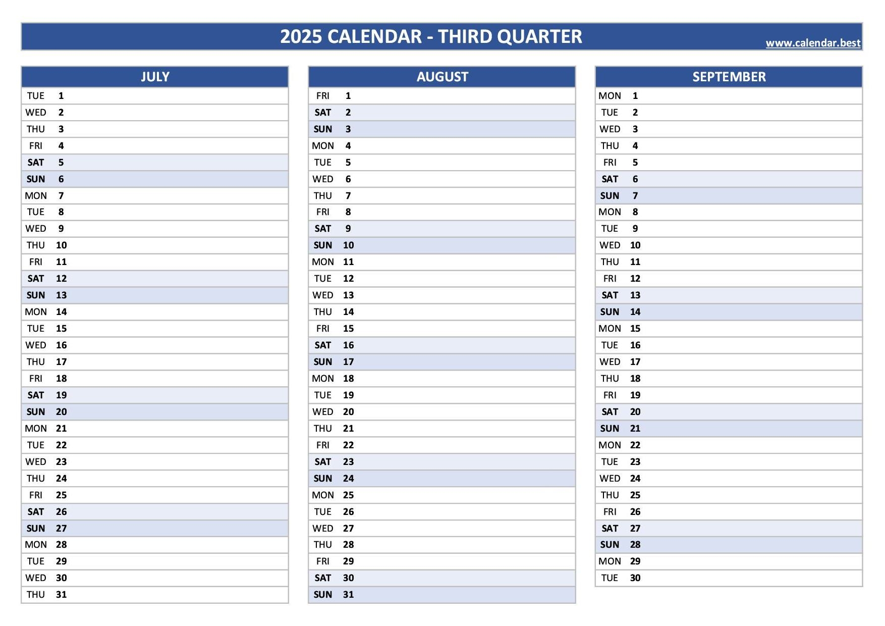 3 Month Calendar 2025 Printable Free 3 Month Calendar 2025 Printable Free