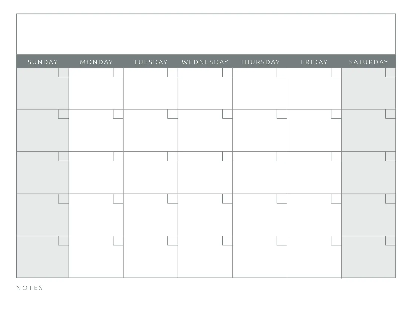 Printable Blank Calendar Templates World Of Printables