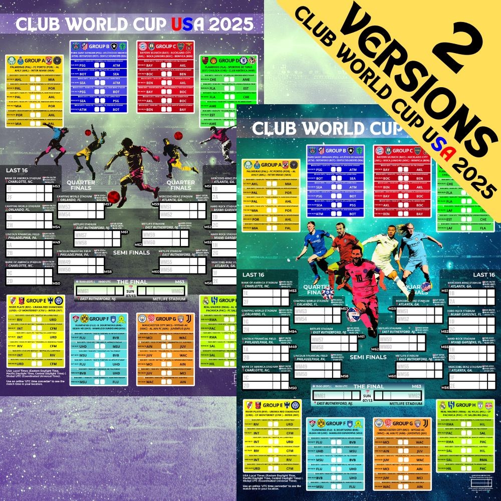 Printable World Cup Schedule Etsy