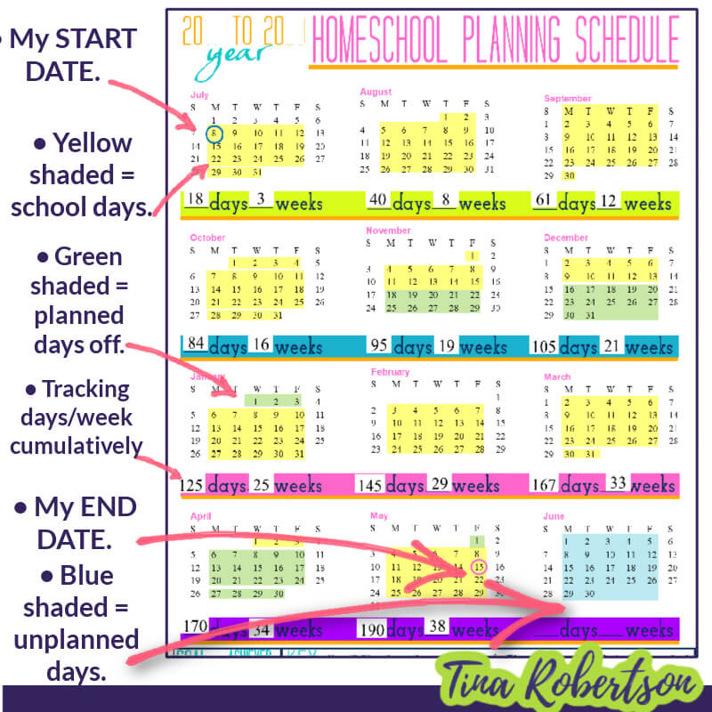 School Year 2025 2026 Homeschool Calendar Schedule Beautiful Form