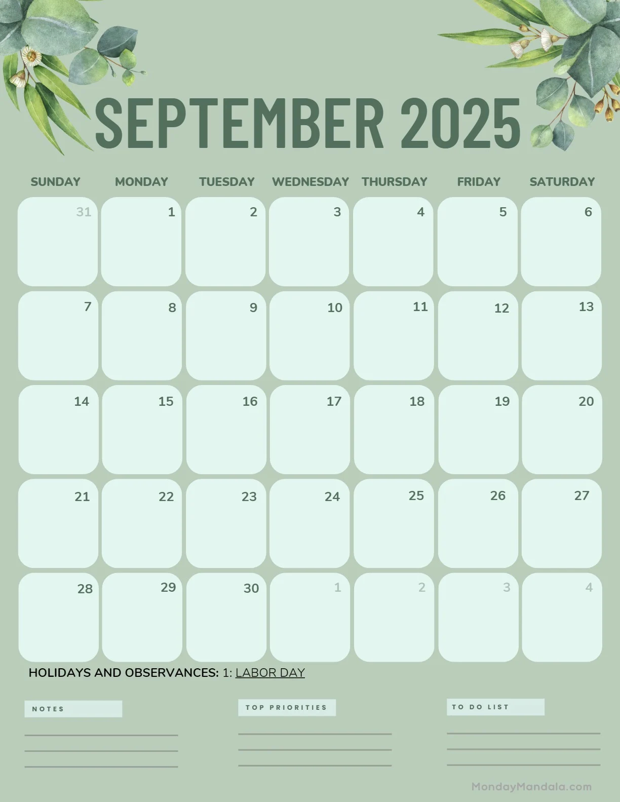 September 2025 Calendar 52 Free PDF Printables September 2025 Calendar 52 Free PDF Printables