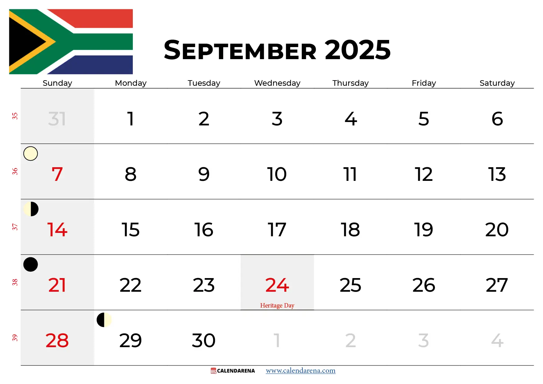 Printable Calendar September 2025 With Holidays