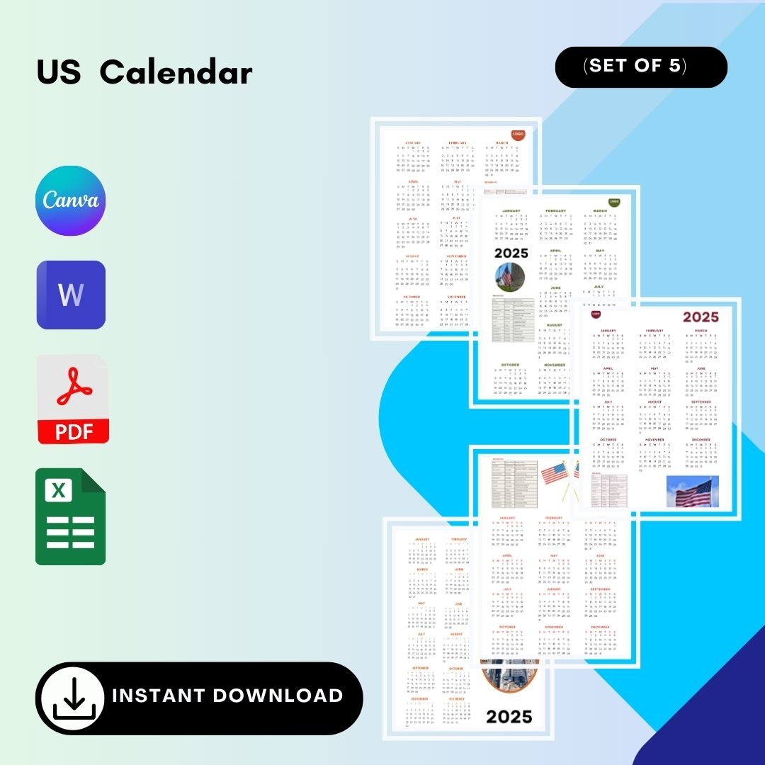 Free Printable 2025 Calendar With Federal Holidays